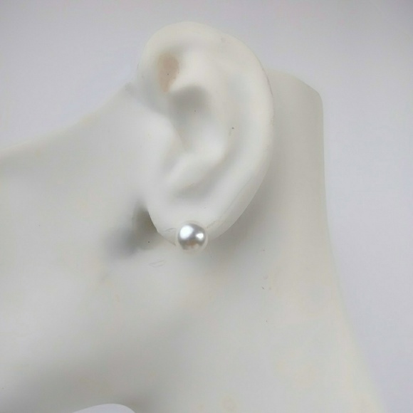 925 Sterling Silver Pearl Earring - Picture 2 of 3